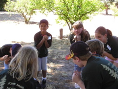 Campers playing Arootasha
