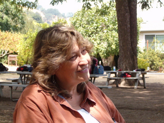 Sue Barry teaches arts and crafts